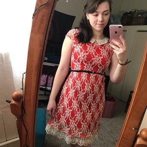 Vintage 1940’s style Peter Pan Collar frock